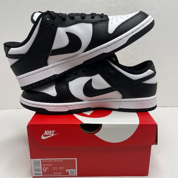 Nike Dunk Low Retro “Panda/Black White” 2022 - Picture 3 of 4